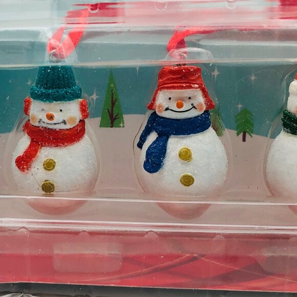 Hallmark Let It Snowmen Christmas Tree Ornament Set - Picture 3 of 8